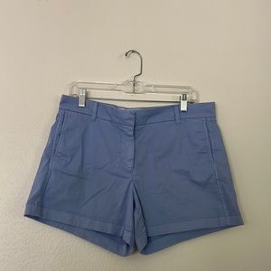 J. Crew light blue 4” stretch chino shorts